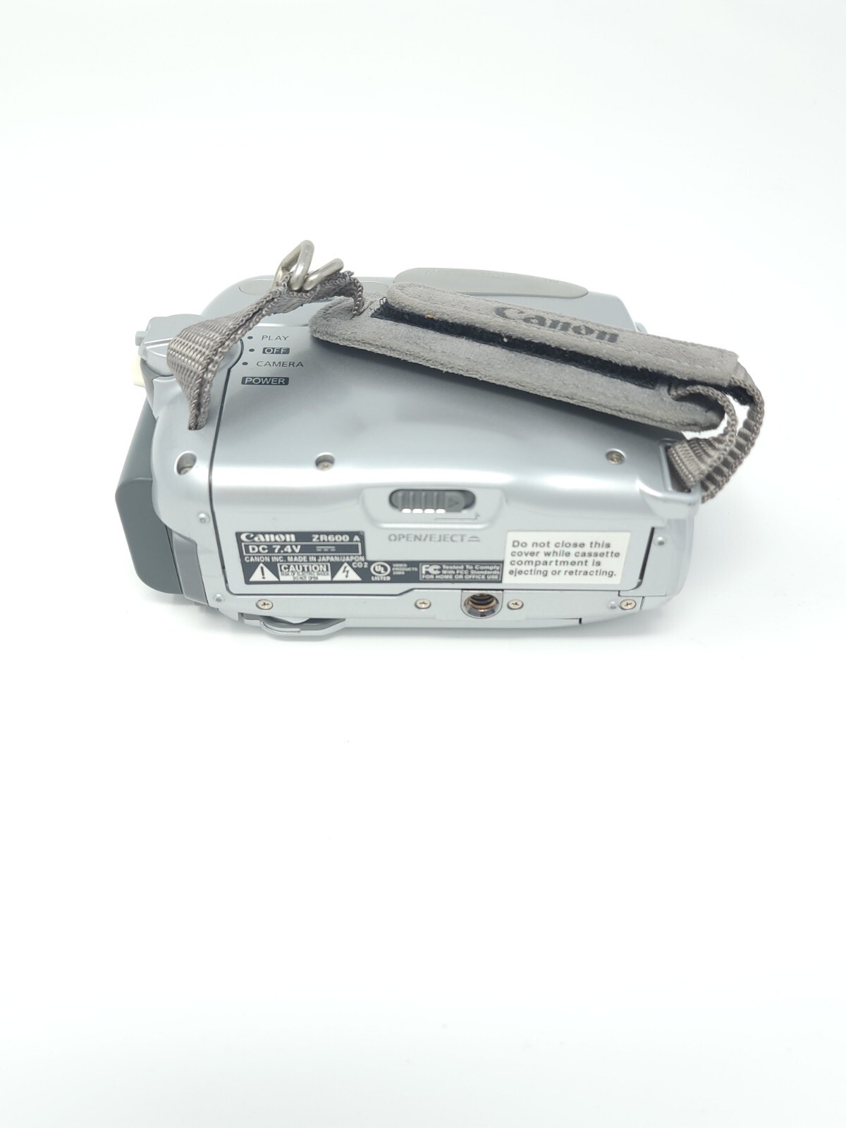 Canon Digital Video Camcorder ZR 600 Tested and Working