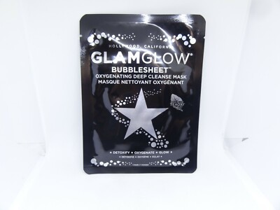 GLAMGLOW BUBBLESHEET  Oxygenating Deep Cleanse Mask~1 Mask