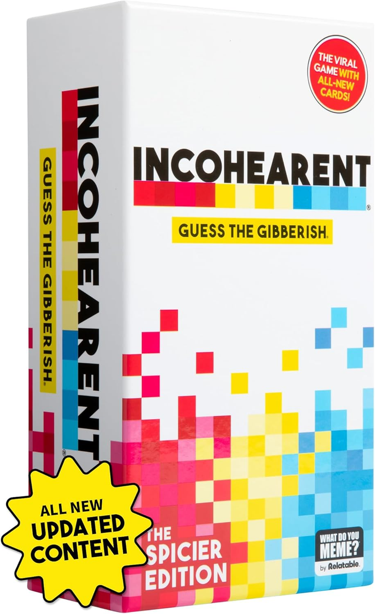Incohearent, the Guess the Gibberish Party Game by Relatable, a