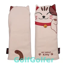 1pc Kitty Cat Golf Driver Cover Golf Club Driver Head Cover Driver Wood Cover