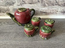 Tee Kaffeeservice Keramik • 4 Personen • 5 Teile 