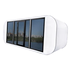 20 ft x 7.4 ft Tiny House Pod House Cabin Prefab House Outdoor Living & Working