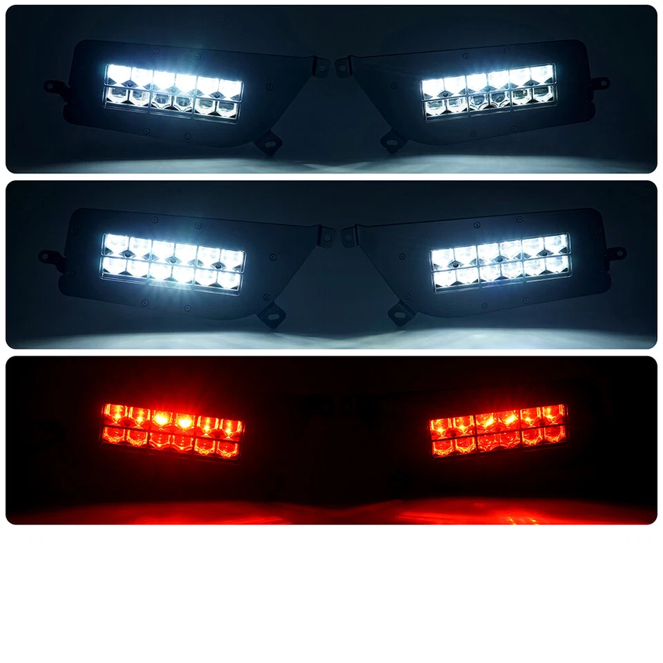 UTV LED 车头灯套件适用于 Polaris 2014 - 2021 RZR XP 1000 /RZR XP Turbo / RZR 900 — 第 2/4 张图片
