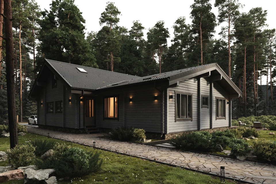LUXURY PREFABRICATED LOG CABIN HOME KIT 3476 ft² / 323m² - DISCOUNT CARD 3% off - Image 4 of 4