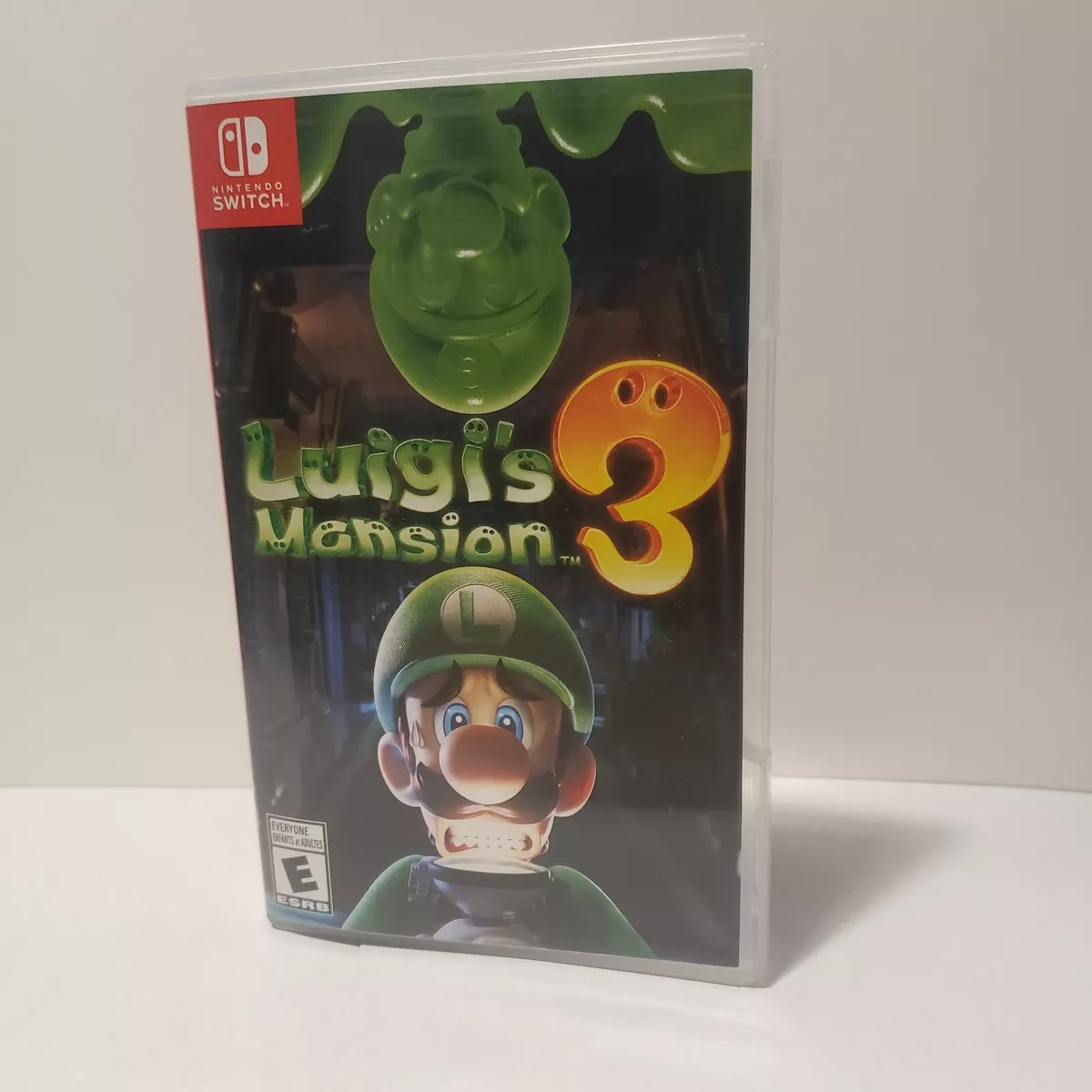 Replacement Case for Luigi's Mansion 3 Nintendo Switch Box