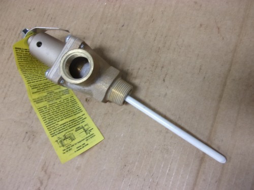 WATTS 40XL 150210 Pressure &Temperature Relief Valve 3/4" 210-F 150 PSI 5" Probe - Picture 2 of 8