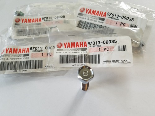 (4) NOS YAMAHA HANDLEBAR BOLTS 8X35 TY DT MX YZ 80 100 125 175 250 360 400 465 - Picture 2 of 4