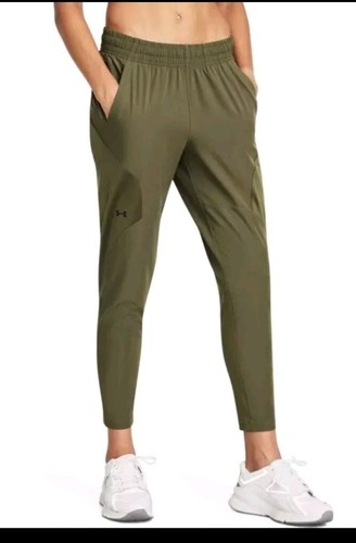 NEW Under Armour Womens Unstoppable Hybrid Jogger Pants MEDIUM $70 Ankle Joggers