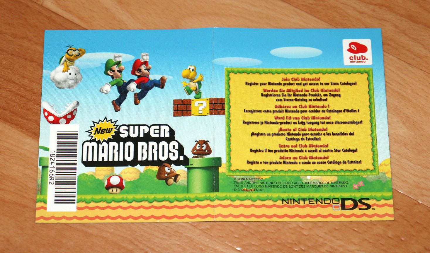 Code Dots Vip Non Brushed Club Nintendo New Super Mario Bros. DS