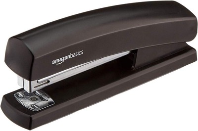Amazon Basics Heftgerät mit 1.000 Heftklammern, 1-pro Packung, Packung 