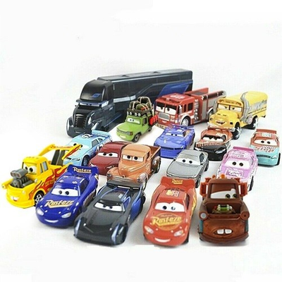 #ad Disney Pixar Cars New Lightning McQueen Toy Car 1:55 Die cast Model Car Gift $4.98
