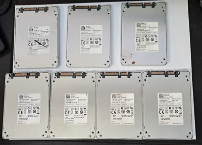 Lot of 7 LiteOn 03YYV3 256GB SSD 2.5'' SATA Model: LCS-256L9S-11