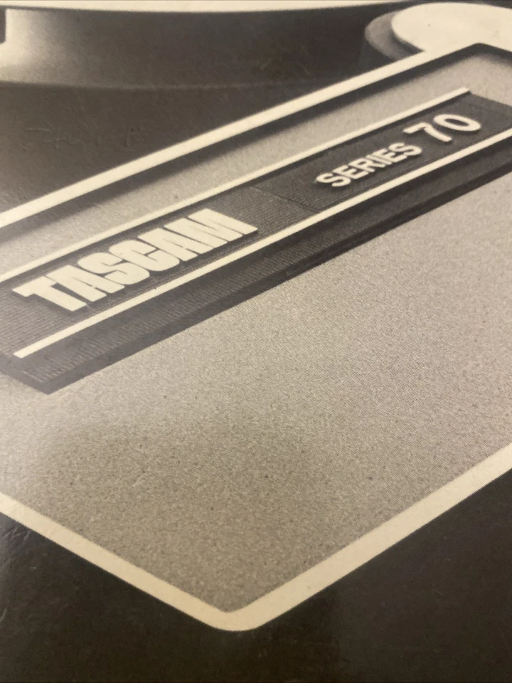 MANUAL DE DATOS DEL PRODUCTO TASCAM SERIE 70 Foto 2 de 4