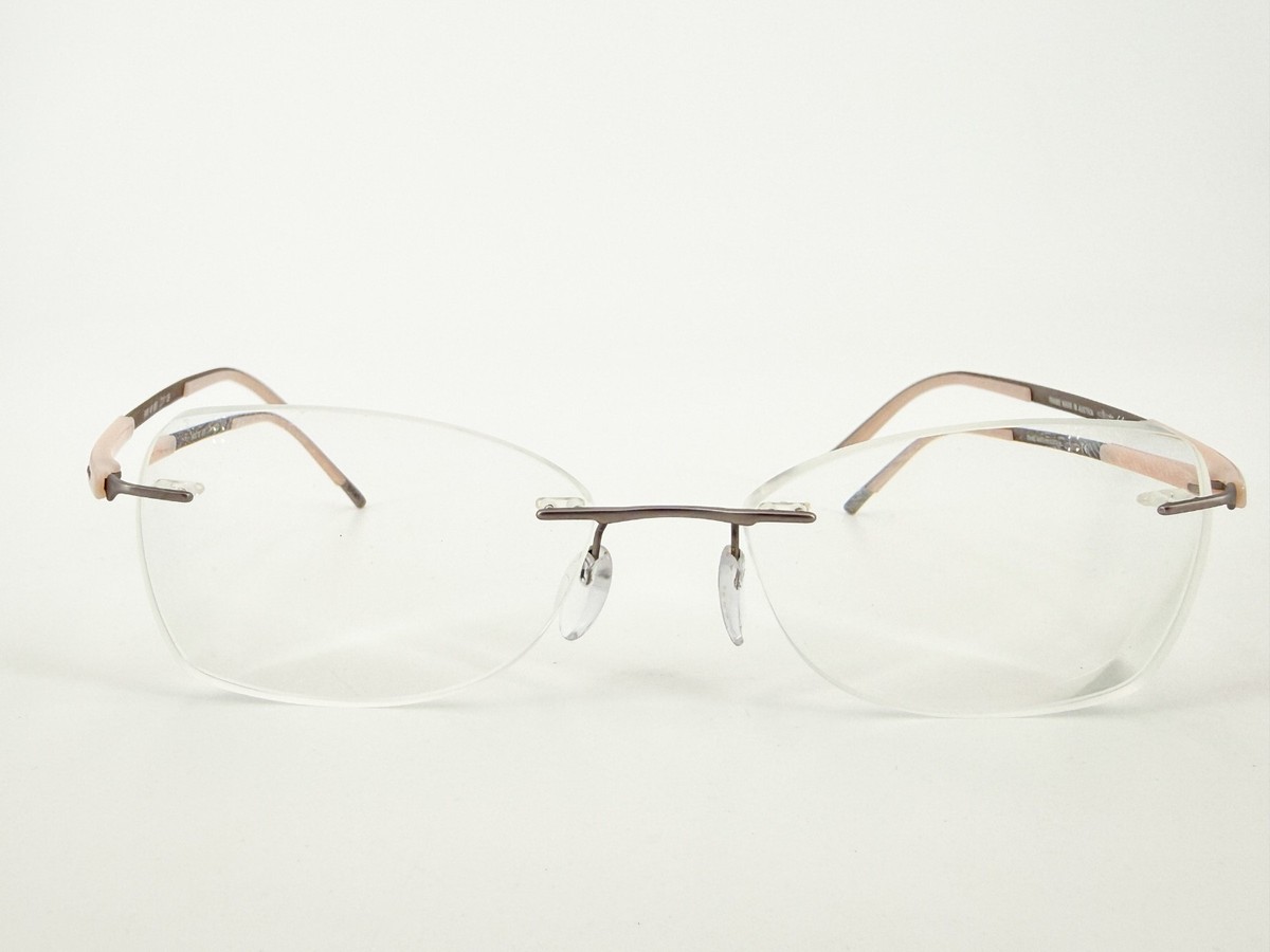 Silhouette 5416 Eyeglasses FRAMES 6053 Pink ..[]17-135 Silver