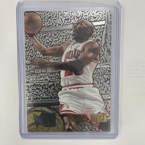 1995-96 Fleer Metal Silver Sportlight - Michael Jordan #13