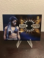 2018 Topps WWE NXT Take Over Mat Relic #MR-EM Ember Moon /50