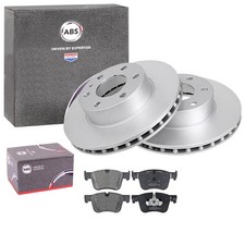 ABS BREMSSCHEIBEN 304mm + BELÄGE VORNE passend für CITROEN C4 C5 + DS DS7