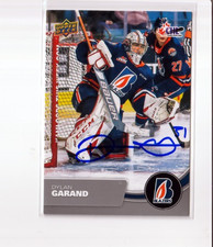 DYLAN GARAND autographed SIGNED '21/22 Upper Deck CHL card KAMLOOPS BLAZERS