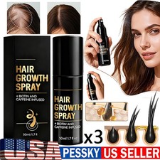 3X HaloGrow Hair Growth Spray 50ml Natural Hair Thickening Gentle Regrowth Mist