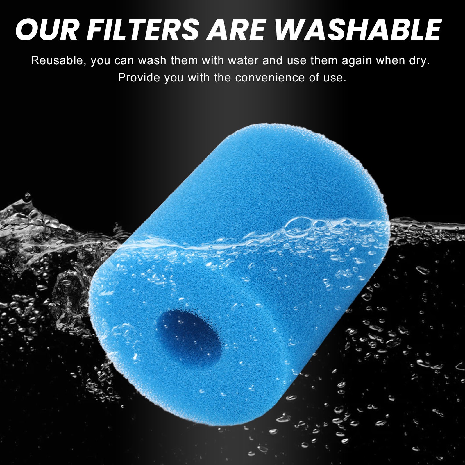 4PCS Pool Filter Sponge Excellent Filtration Effect For Swimming Pool Trending