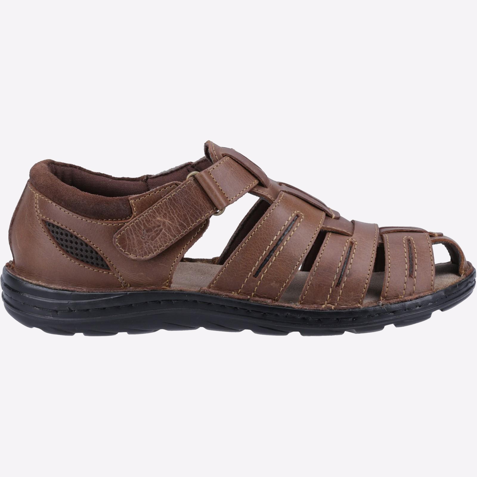 Hush Puppies Albert Fisherman Mens Classic Comfort Sandals Tan