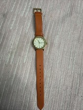 Tory Burch TBW2000 Orange Strap Watch 3 ATM 28mm Gigi Women’s Watch Excellent