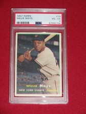 1957 Topps Willie Mays PSA 4 #10 Well Centered Crease Free Check out Others
