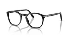 Persol PO3007V 95 52mm Square Eyeglass Frames, Black/Demo,
