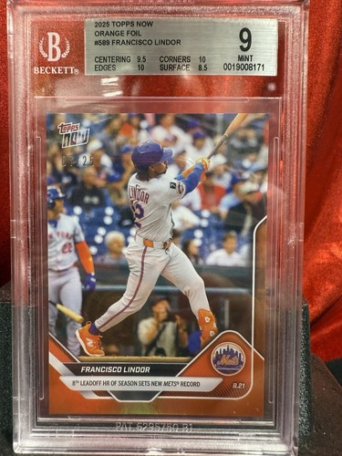 2025 Topps Now 589 Francisco Lindor