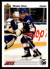 1991-92 Upper Deck Thomas Steen #181 Winnipeg Jets NHL Hockey Base Set 