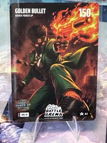 Bo Jackson Battle Arena Golden Bullet RPU Battlefoil Mathew Golden Alt Art