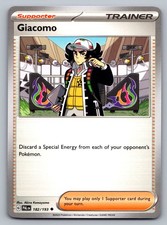 giacomo pokemon card value - 252/193 - Paldea Evolved The item available is listed in the Title Giacomo (Alt Full Art) -