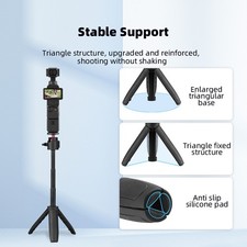 Adjustment Extension Stick 1/4 Tripod Clips For Insta 360/Pocket 3/Gopro Camera