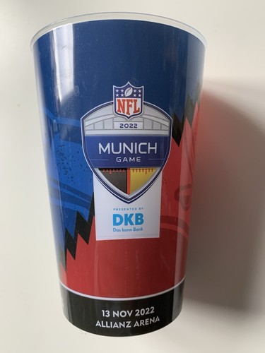 NFL Munich Game 2022 Seahawks Buccaneers Trinkbecher im Doppelpack (2 Stück) NEU