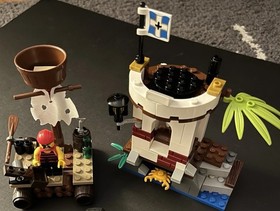 Lego Pirates Soldier Outpost 70410 (2015) Not Complete No Cannon Or Soldiers