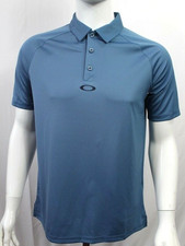 Oakley Bunker Basic Polo Golf Shirt in Copen Blue, Size XL BNWT 50