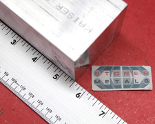 2" X 2-1/2" ALUMINUM 6061 FLAT BAR 5.5" long Solid Extuded Stock For Machining