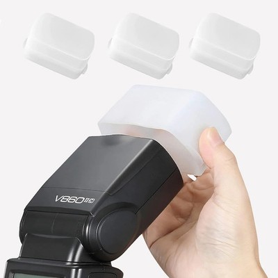 Flash Diffuser Light Softbox [3-Pack] for Speedlight Photography Accessories, Co
