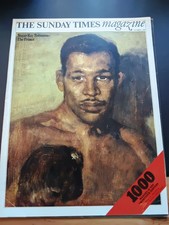 1963 Sunday Times Magazine Sugar Ray Robinson Boxing Vintage Cover Issue Boxing