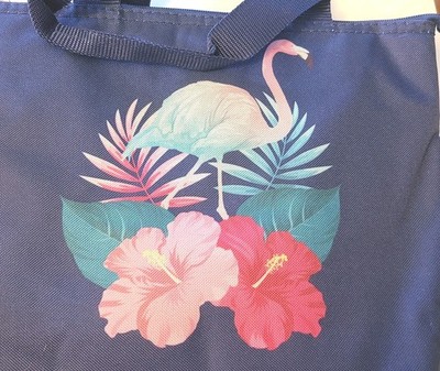 Nice Fridge Pak Insulated Cooler Graphic Lunch Tote.Adults And Teens Flamingo