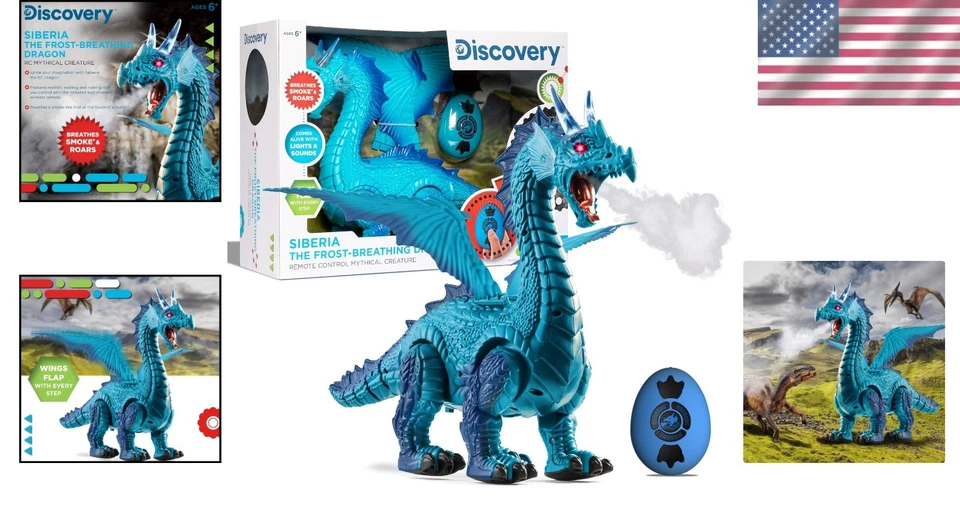 Walking Dragon with Wing Flapping, Roaring Sounds - Image 2 of 4