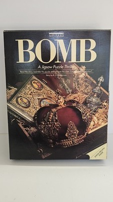 Vintage Bepuzzled ''Bomb'', A Jigsaw Puzzle Thriller 500 Piece  New Sealed 1987