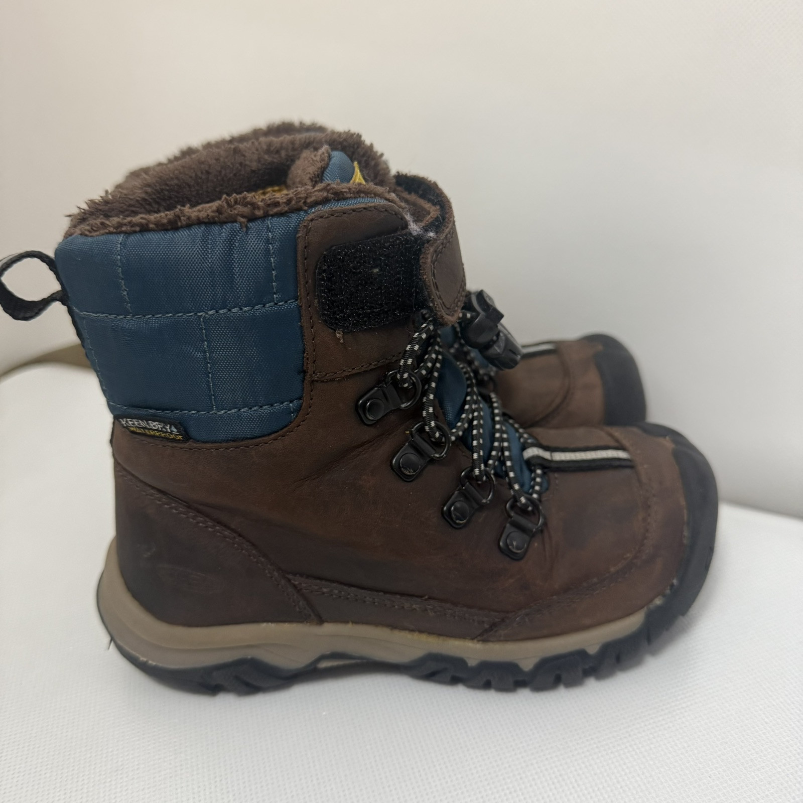 Keen Boots Bambini 10 Kanibou Impermeabili Invernali Escursioni Outdoor Secchi 200g Antiodore