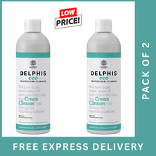 Delphis Eco Multi-Use Non-Scratch Cream Cleaner 500ml Pack of 2 – Eco Friendly 11.23 per litre