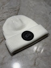 Canada Goose White Beanie