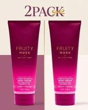 NEW Bath Body Works 2 PACK Fruity Musk Ultimate Hydration Body Cream 8 oz