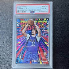 Topps 2025 Cooper Flagg Power Players Blue Holo Foil PP-16 PSA 10 17/150