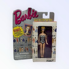 1995 Mattel Barbie Keychains Teen Age Fashion Model Keychain 1959 BOX DAMAGE