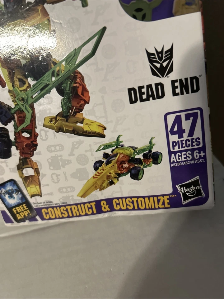 Transformers Construct Bots Dead End Buildable Box Has Imperfections Hasbro - Image 4 of 4