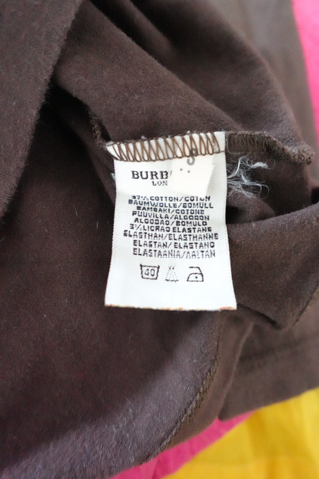 Burberry London Women's Sweater Size S T-Shirt Woman Italy Casual Vintage Cotton thumbnail 13